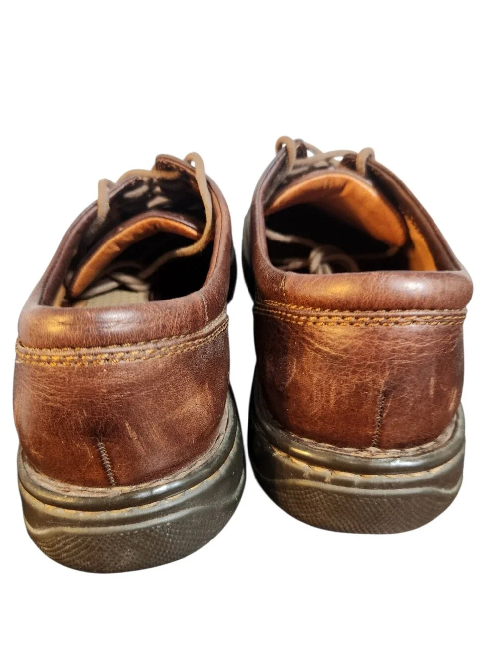 Born Sierra II Shoes Mens 9.5 43 Brown Oxford Lace Up Leather Dress